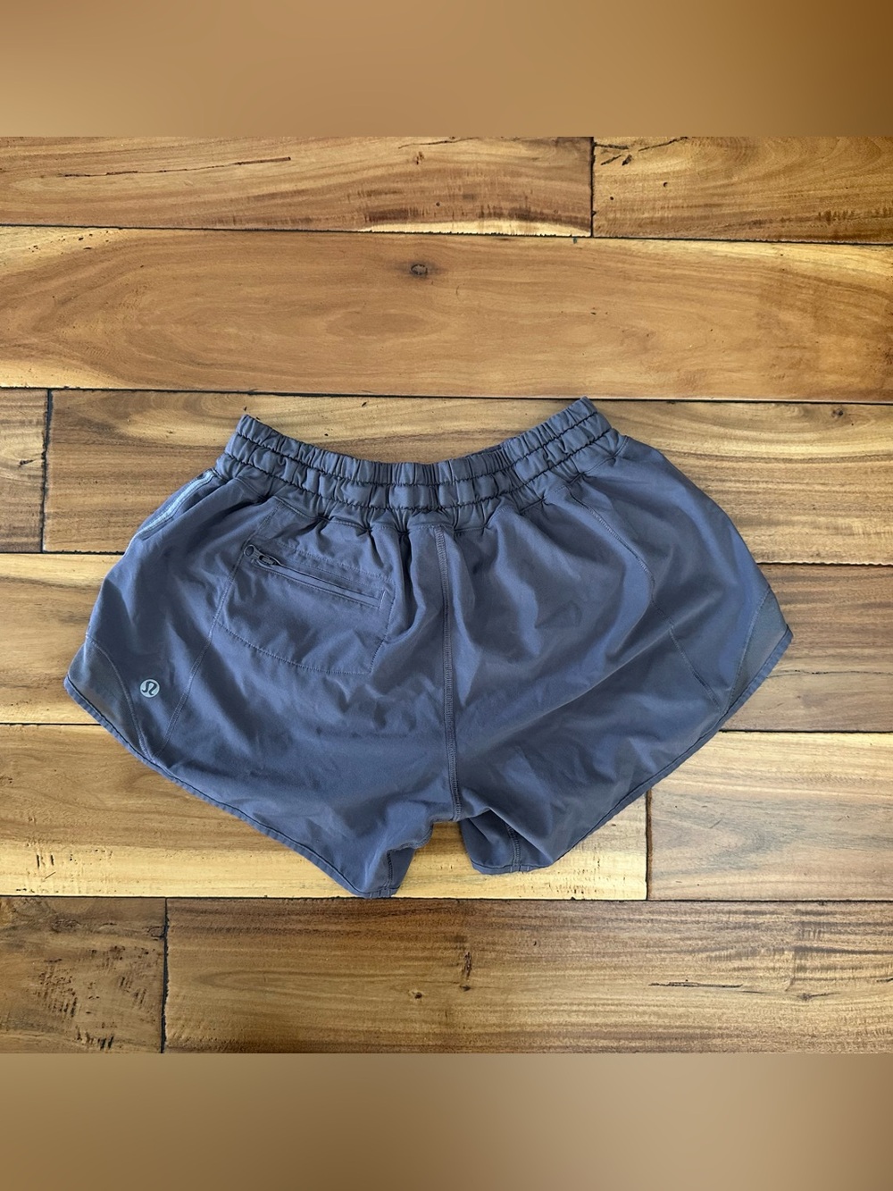 Lululemon Tracker Shorts 4 Tall Gray Purple Running Athletic